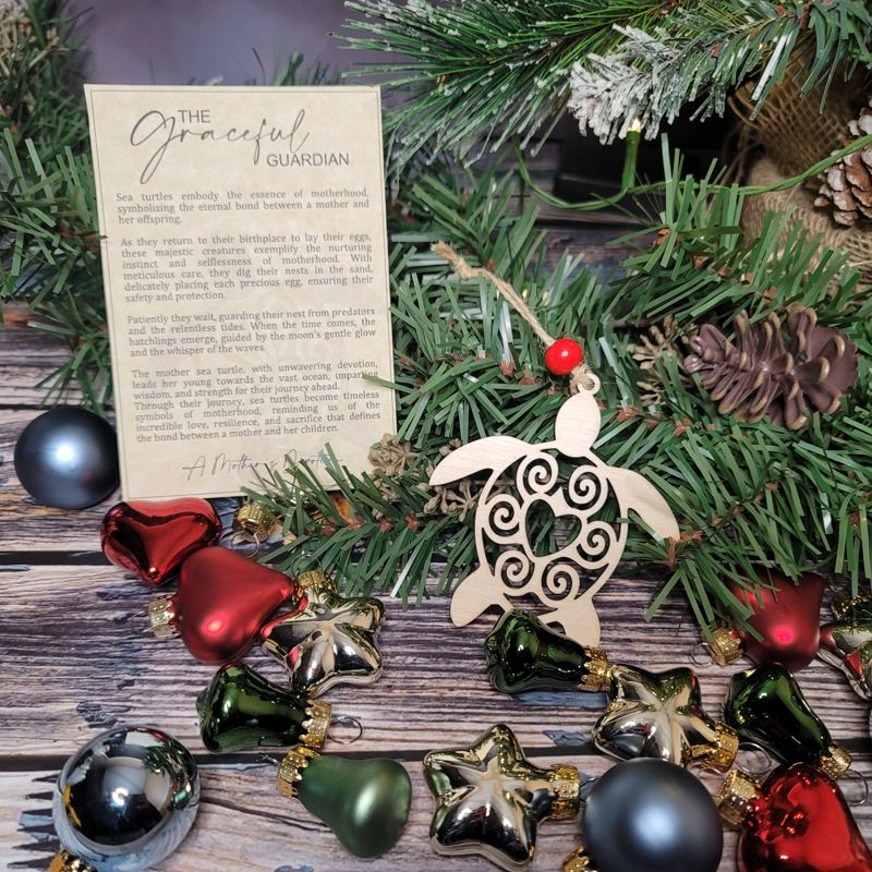 Turtle Ornament, Graceful Guardian Ornament