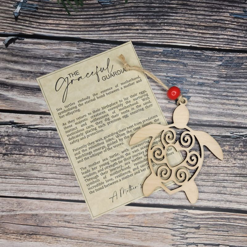 Turtle Ornament, Graceful Guardian Ornament