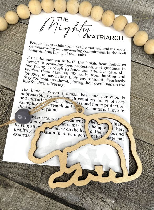 Bear Ornament, Mighty Matriarch Ornament