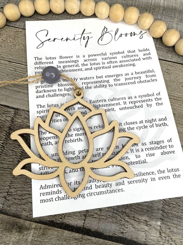 Lotus Ornament, Serenity Blooms Ornament
