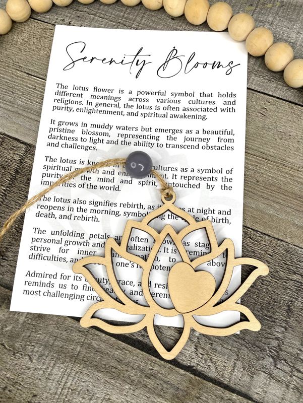 Lotus Ornament, Serenity Blooms Ornament