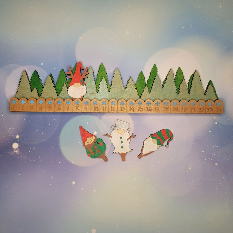 Gnome Village Advent Calendar: Charming Gnome Homes, Whimsical Characters, and Daily Christmas Countdown Fun for the Whole Family