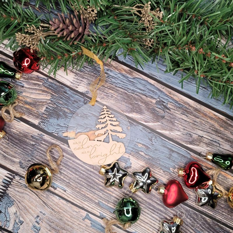 All Is Calm All Is Bright Ornament