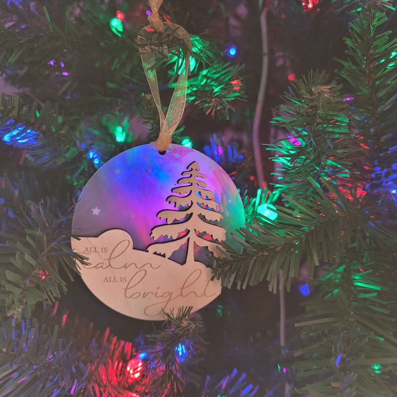 All Is Calm All Is Bright Ornament