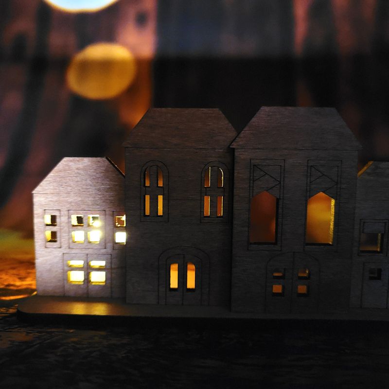 Handcrafted Menorah Village: Unique Hanukkah Tradition and Heirloom Celebration
