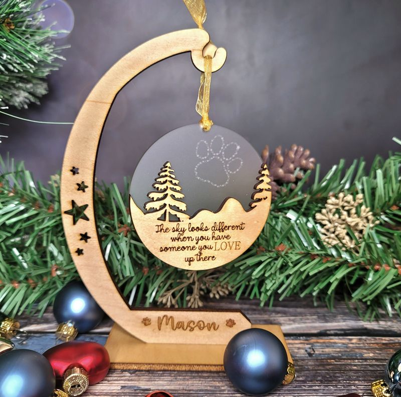 Heavenly Pawprint Ornament