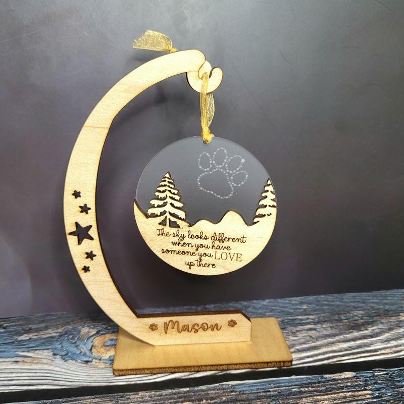 Heavenly Pawprint Ornament