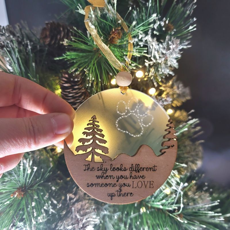 Heavenly Pawprint Ornament