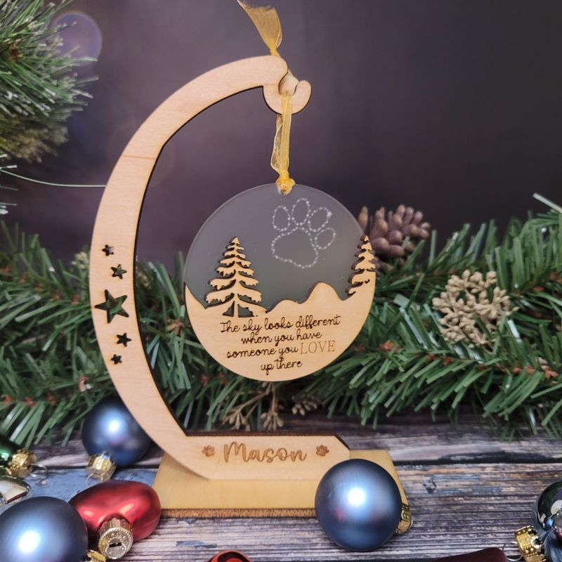 Heavenly Pawprint Ornament