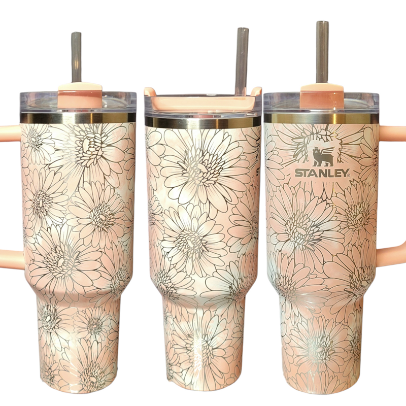 Daisy Stanley, Daisy Wrap, Daisy Tumbler (30oz Charcoal H2.0 | Design Only)