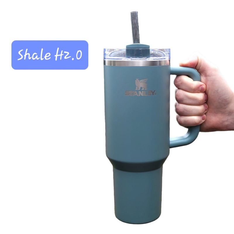Stanley 40oz Target Exclusive, Tulle H2.0, Shale H2.0, Watercolor Dusk H2.0, Engraved Stanley (Shale H2.0, Logo on Cup)