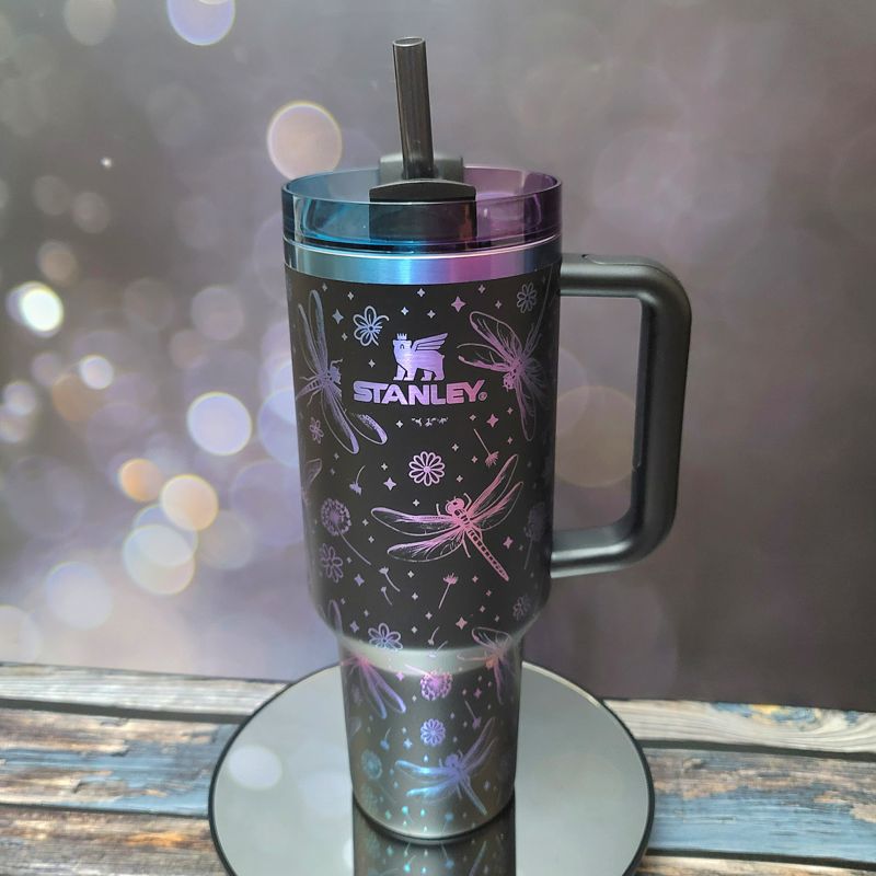 Dragonfly Engraved Stanley (30oz Fog H2.0 | Design Only)