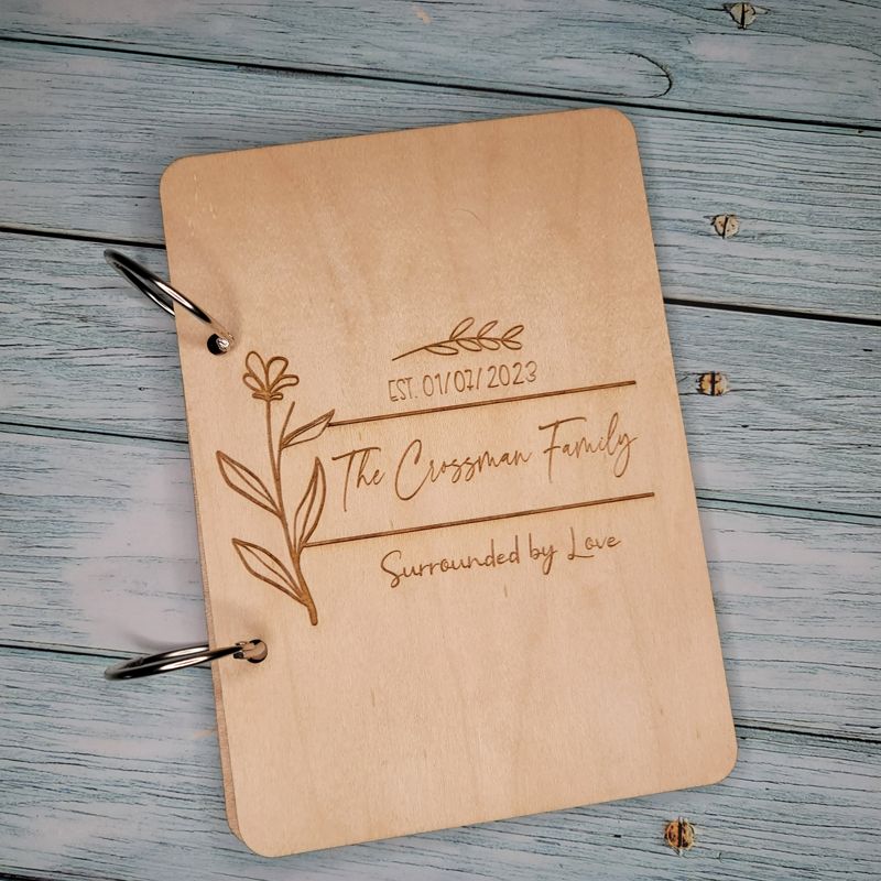 Personalized Card Keeper, Christmas Card Keeper, Christmas Card Holder, Card Book, Cards of Christmas Past, Greeting Card Keeper (Option 1)