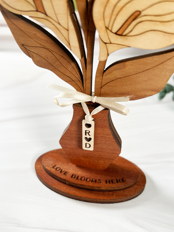 Handcrafted Wooden Floral Bouquets – Eternal Beauty in Roses, Lilies, and More! Personalized Tags, Custom Colors, and Unforgettable Gifts