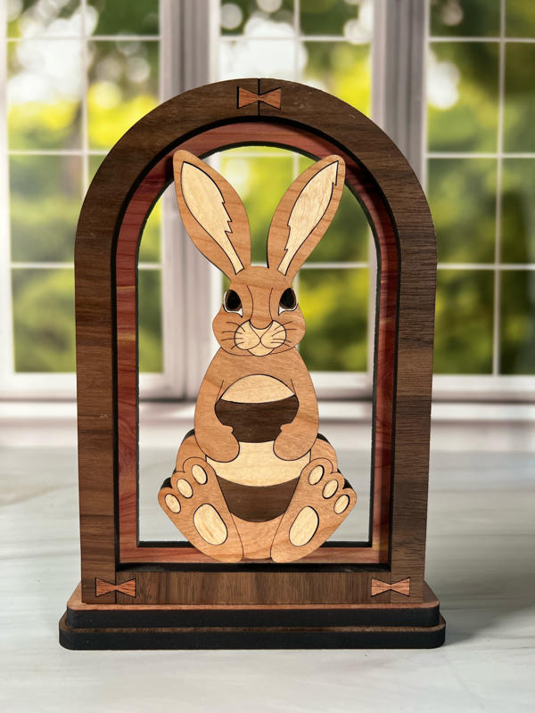 Easter Mantle Decor Set - Bunny, Chick, and Lamb