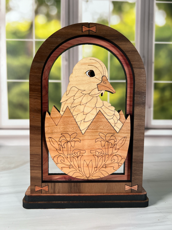 Easter Mantle Decor Set - Bunny, Chick, and Lamb