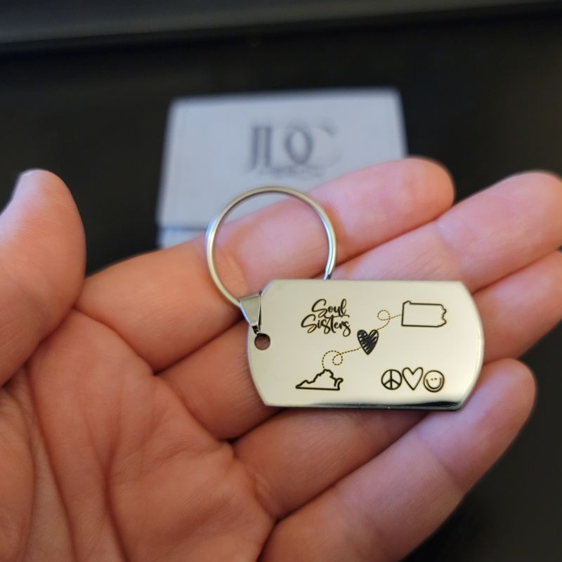 Custom Engraved Stainless Steel Dog Tags