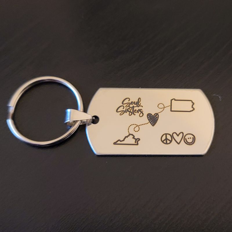 Custom Engraved Stainless Steel Dog Tags