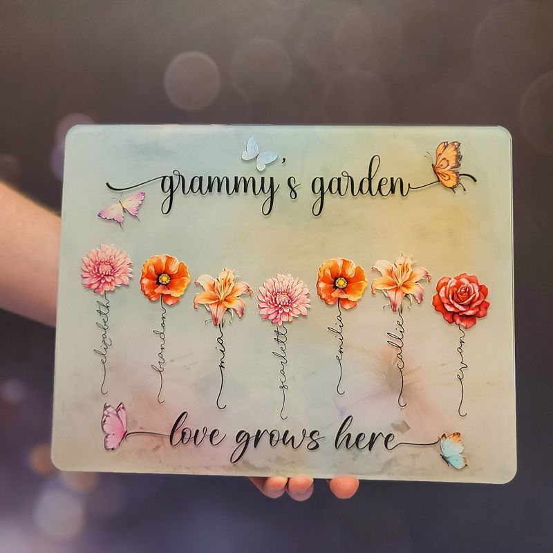 Cherish Blooms of Love with Our Personalized Mother’s Day UV-Printed Acrylic Sign