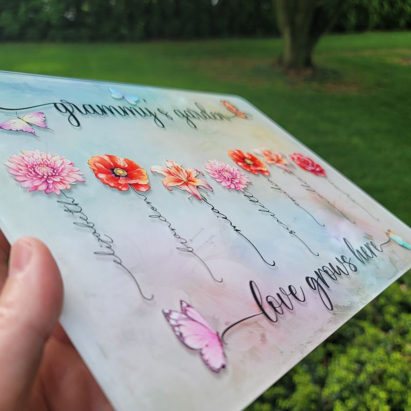 Cherish Blooms of Love with Our Personalized Mother’s Day UV-Printed Acrylic Sign