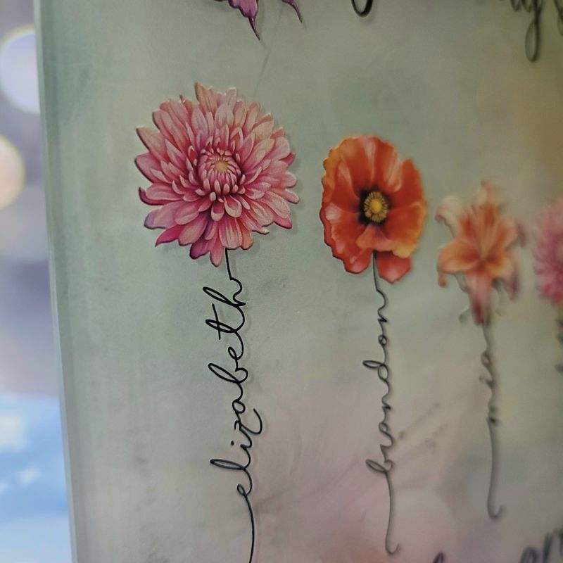 Cherish Blooms of Love with Our Personalized Mother’s Day UV-Printed Acrylic Sign