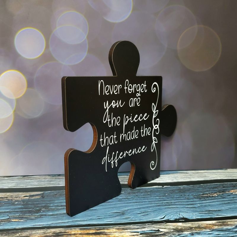 The Piece That Made the Difference Sign