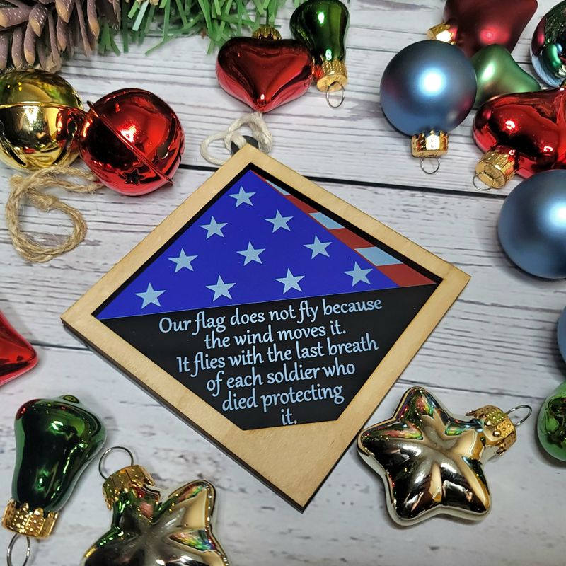 Honor and Remember: UV-Printed Patriotic Christmas Ornaments