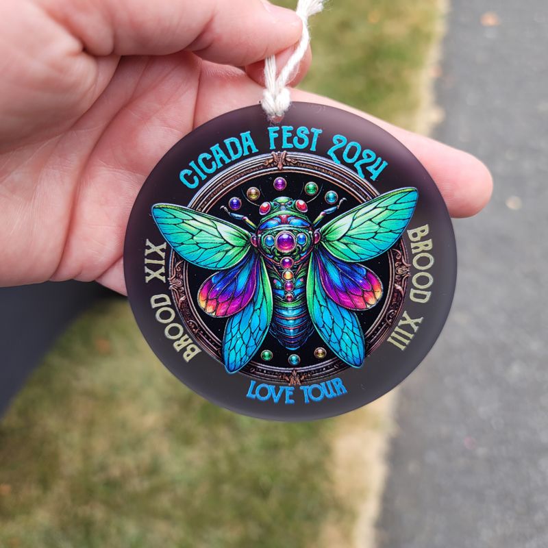Cicada Fest 2024: UV-Printed Ornament with Nature’s Brilliance