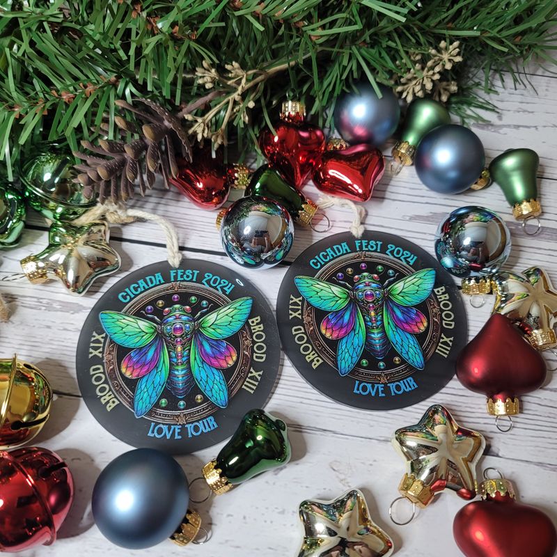 Cicada Fest 2024: UV-Printed Ornament with Nature’s Brilliance