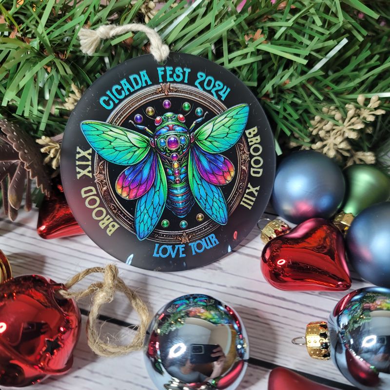 Cicada Fest 2024: UV-Printed Ornament with Nature’s Brilliance