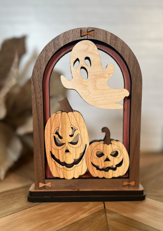Halloween Arch Mantle Decor - Haunted House, Witches, Pumpkins, Ghosts, Sunflowers, and More!