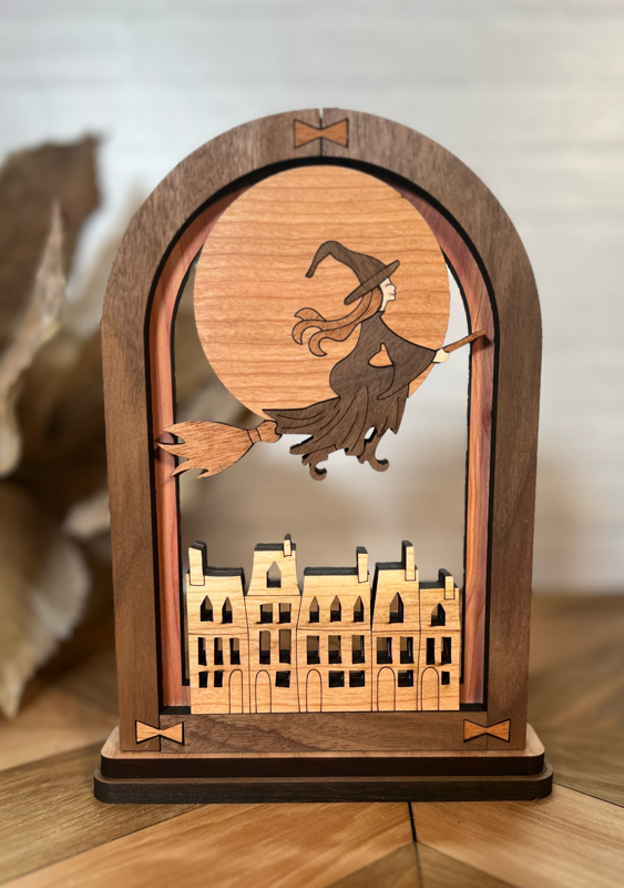 Halloween Arch Mantle Decor - Haunted House, Witches, Pumpkins, Ghosts, Sunflowers, and More!