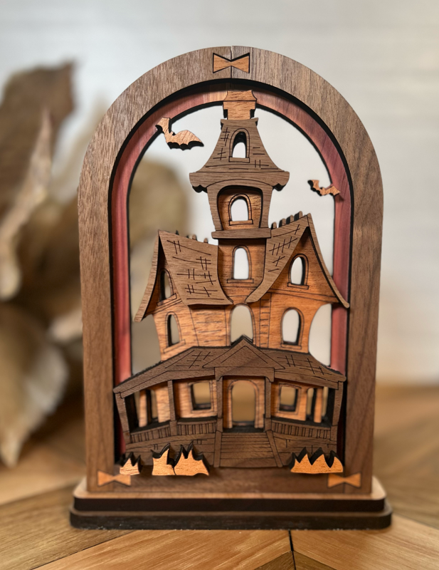 Halloween Arch Mantle Decor - Haunted House, Witches, Pumpkins, Ghosts, Sunflowers, and More!