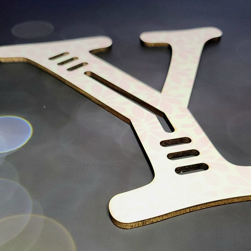 Custom UV Printed Letters - Personalized Designs on Maple Plywood