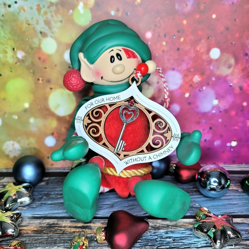 Santa’s Magic Key Laser Cut Ornament - Personalized Christmas Keepsake