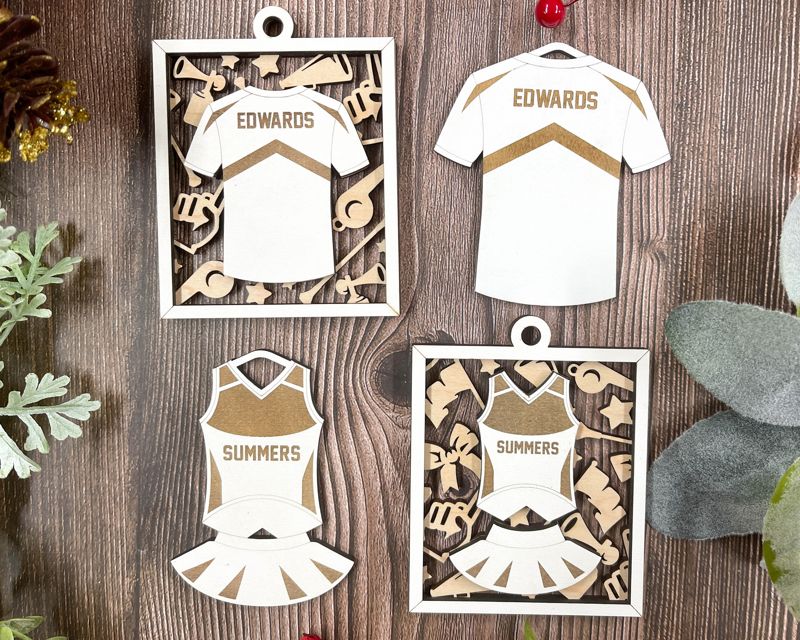 Cheerleader Christmas Ornament