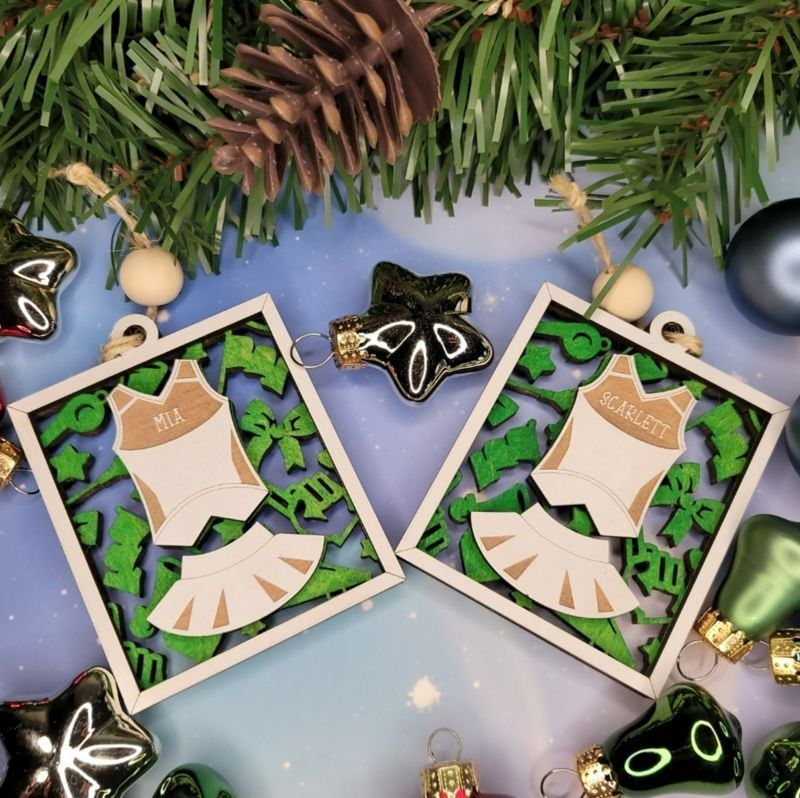 Cheerleader Christmas Ornament