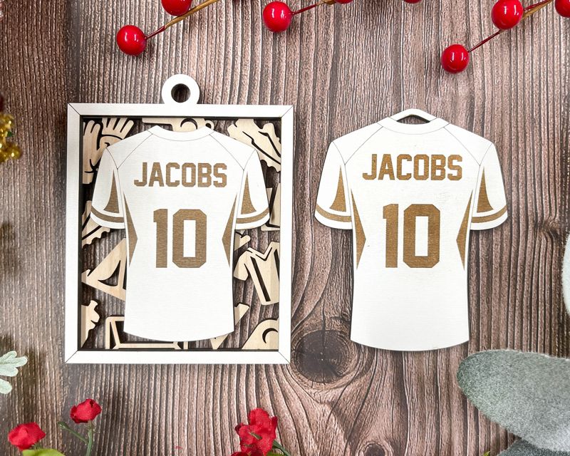 Soccer Jersey Christmas Ornament