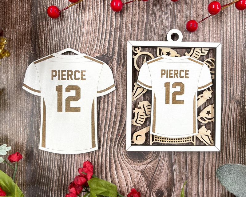 Volleyball Jersey Christmas Ornament