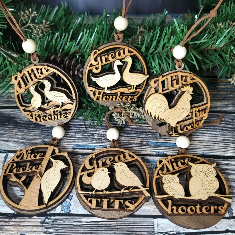 Witty Bird Ornaments - Funny Gift for Avian Enthusiasts