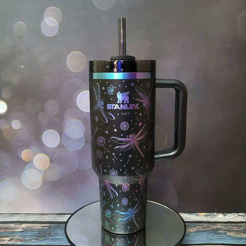Dragonfly Engraved Stanley (30oz Fog H2.0 | Design Only)