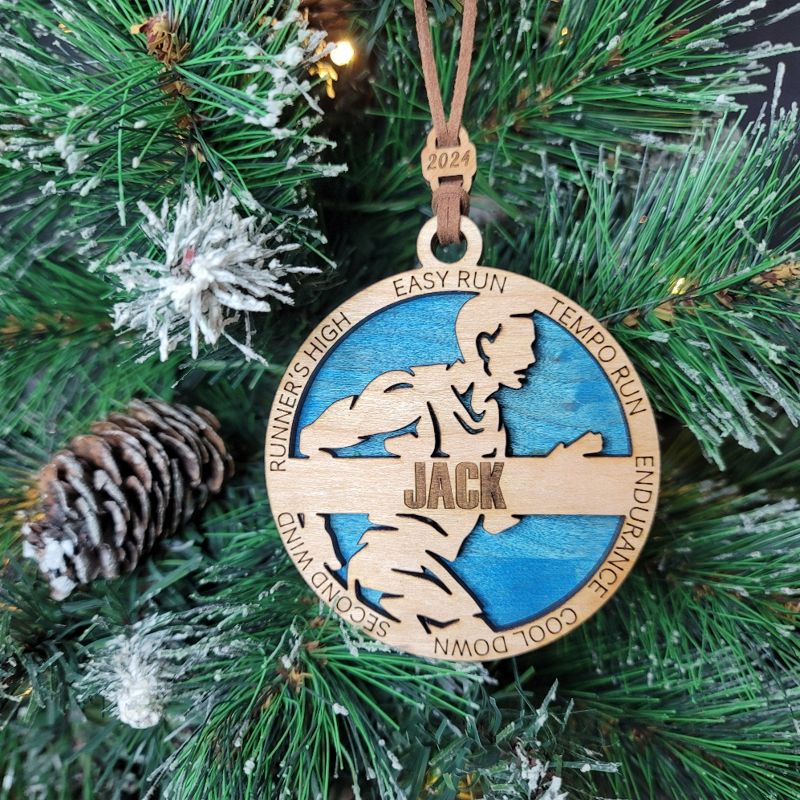 Personalized Runner Ornament - Male or Female 🏃‍♂️🏃‍♀️✨