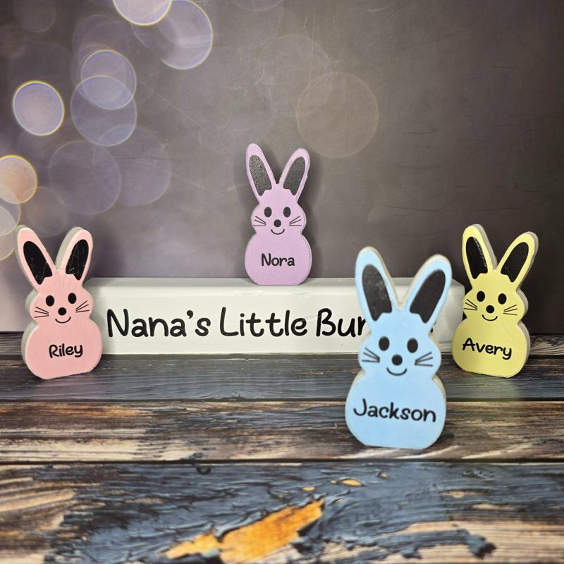 🐰 Celebrate Family with a Little Bunnies Shelf Sitter Sign! 🐰