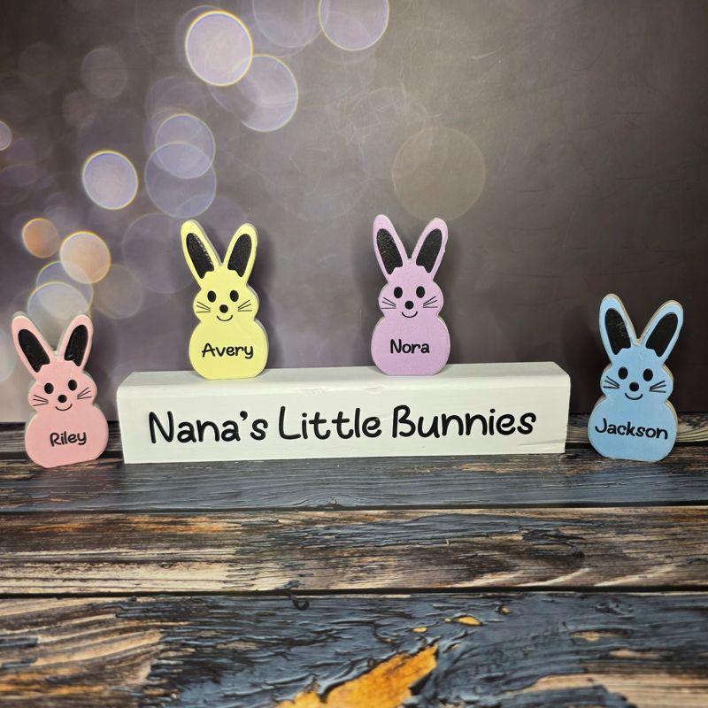 🐰 Celebrate Family with a Little Bunnies Shelf Sitter Sign! 🐰
