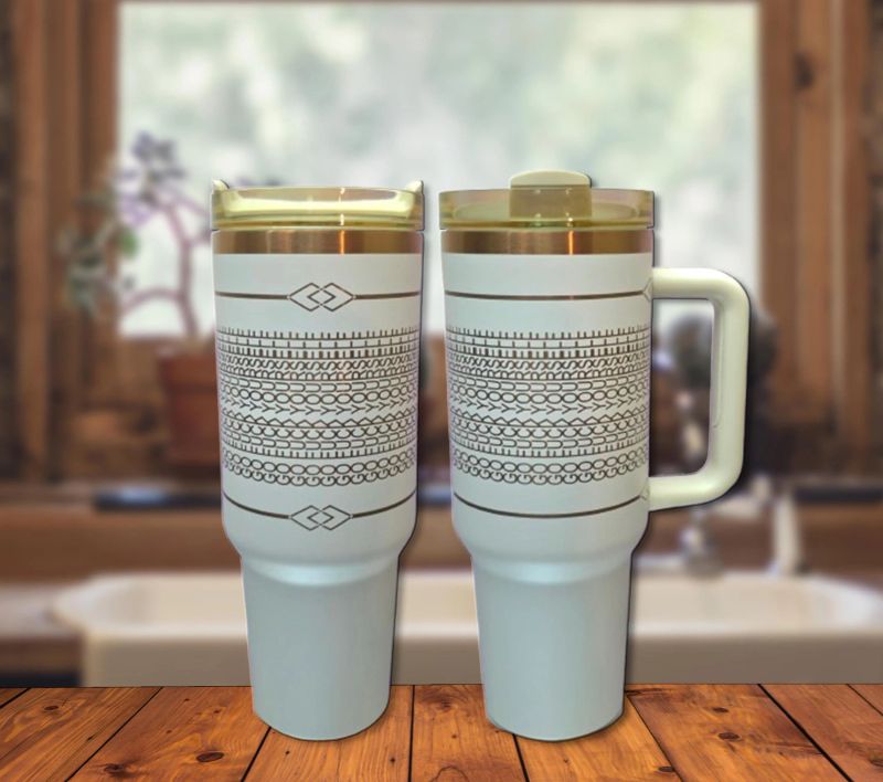 Hidden Message 40oz Tumbler – Fun, Stylish, & Laser Engraved (Black Copper)