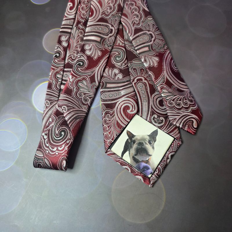 📸 Personalized Photo Tie Patch – Keepsake for Him! 👔