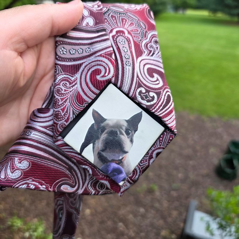 📸 Personalized Photo Tie Patch – Keepsake for Him! 👔