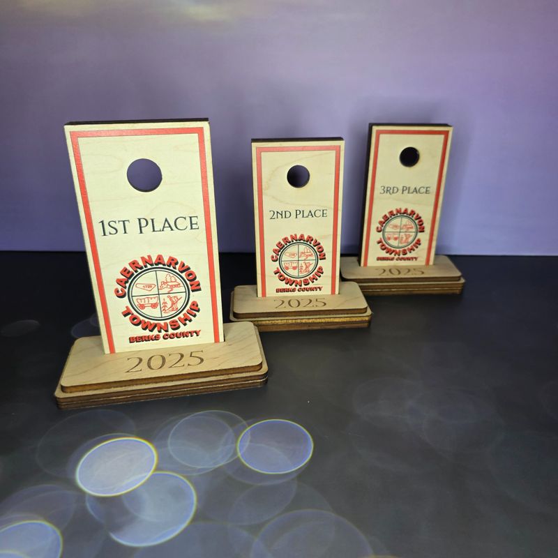 Custom Cornhole Tournament Trophy – Personalized Wood Award – Laser Engraved or UV Printed – Rustic Game Prize for Backyard, Corporate, or League Events