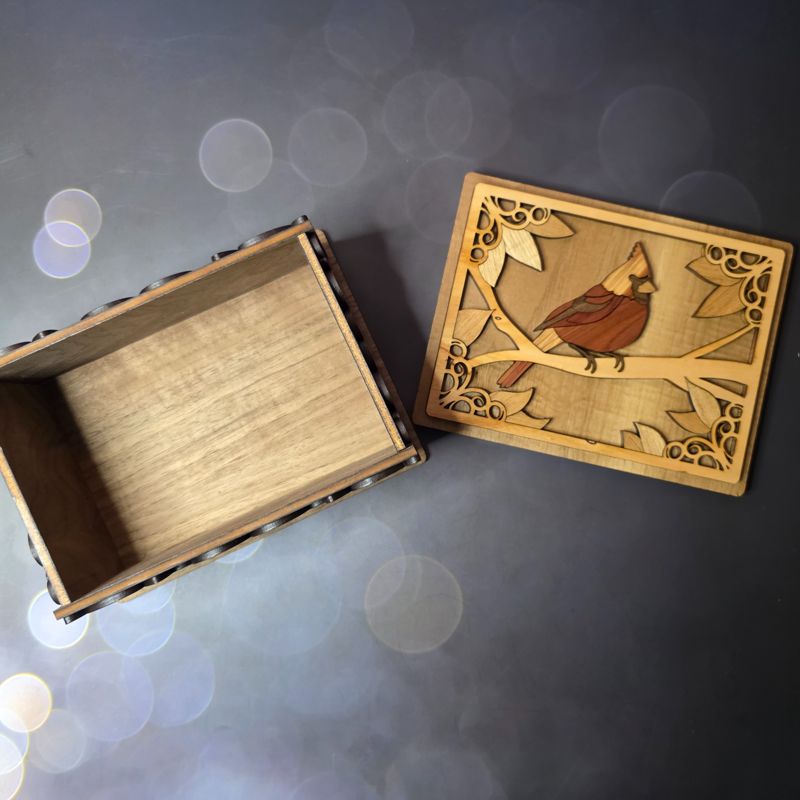 Cardinal Keepsake Box 🐦🌿