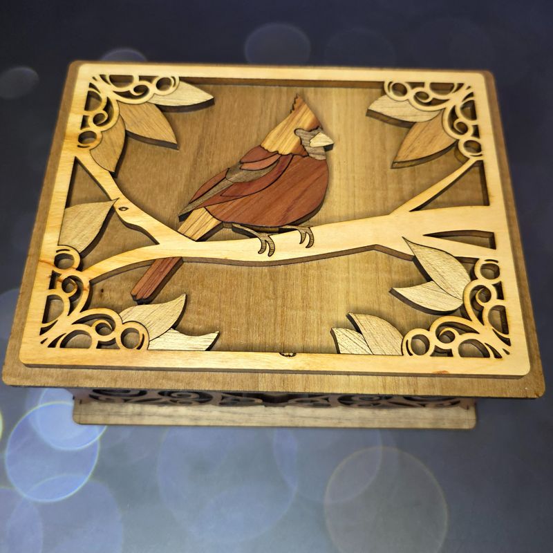 Cardinal Keepsake Box 🐦🌿